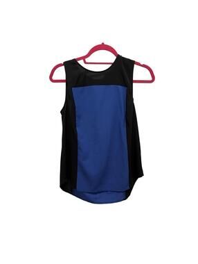 Chaus New York blue & black colorblock tank, women’s size S